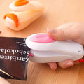 Pink and White Mini Bag Sealer Plastic 10 cm JX102 / 6704