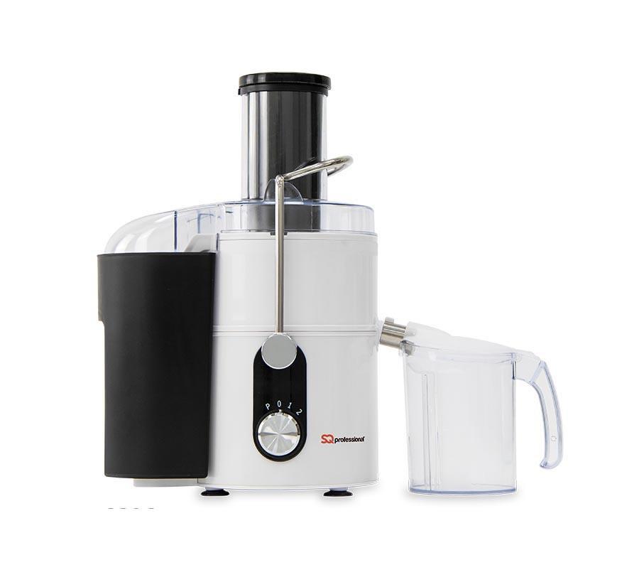 SQ Pro Powerful 800w Centrifugal Whole Fruit & Veg 700ml Jug 1.4L Pulp Collector White 9916