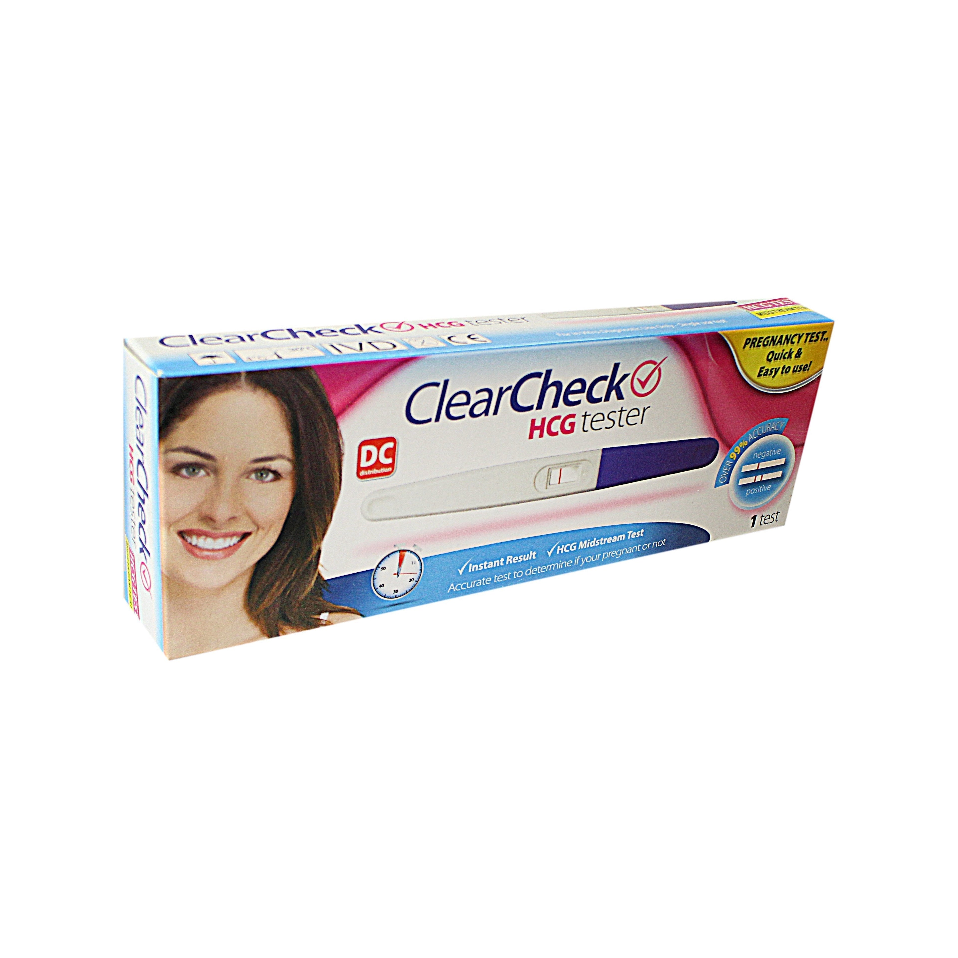 IIGEurope ClearCheck HCG Pregnancy Tester Kit Pack of 1 0447 / PREGB