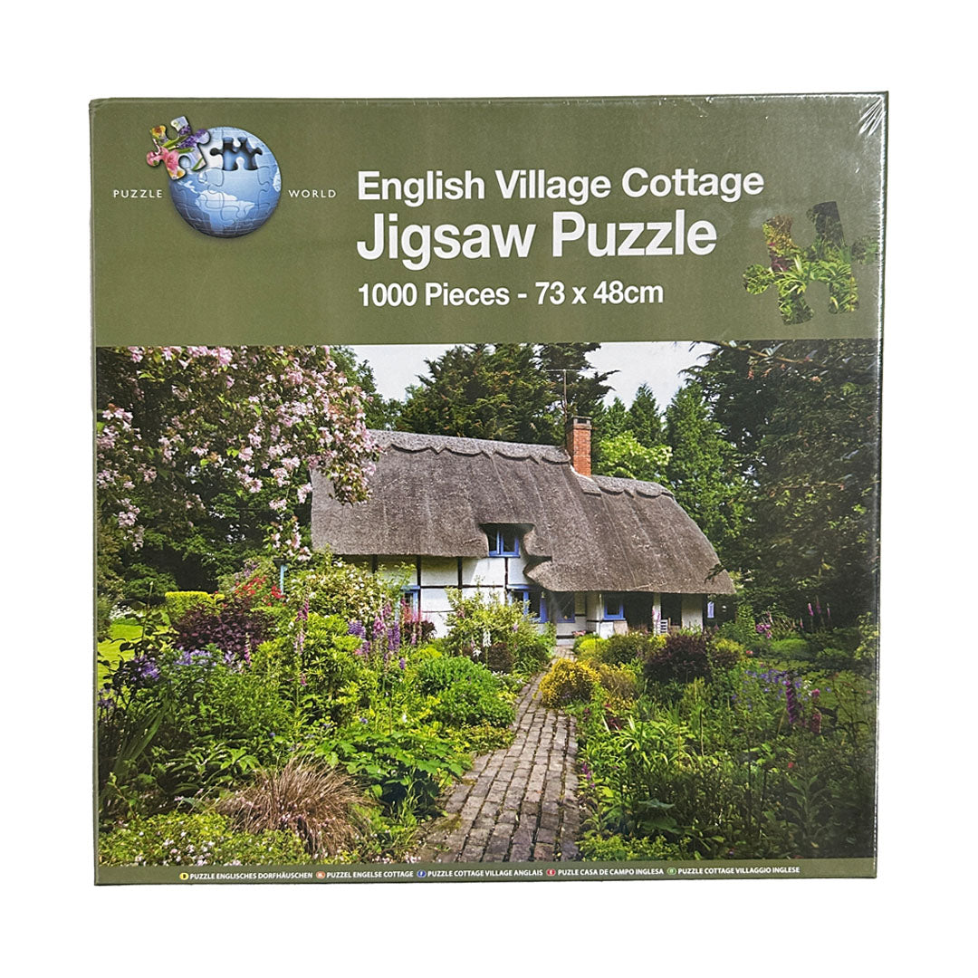 R03-0891 English Village Cottage Jigsaw Puzzle