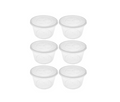 Disposable Plastic Round Food Sauce Container 4oz / 100ml Pack of 10 SK28170