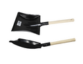 Black Metal Garden Shovel with Wooden Handle 9" SK28657