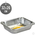 Aluminium Foil Roasting Tray 32 x 26 x 6.2 cm Pack of 2 ST1933