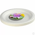 Disposable Compostable Eco-Bio Bagasse Sugarcane Plates 7" Pack of 15 ST80364