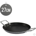 ASHLEY Non Stick Paella Pan 27cm Steel Handles STB0042 STK27