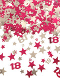 Silver Pink Star Confetti (Aged 18)