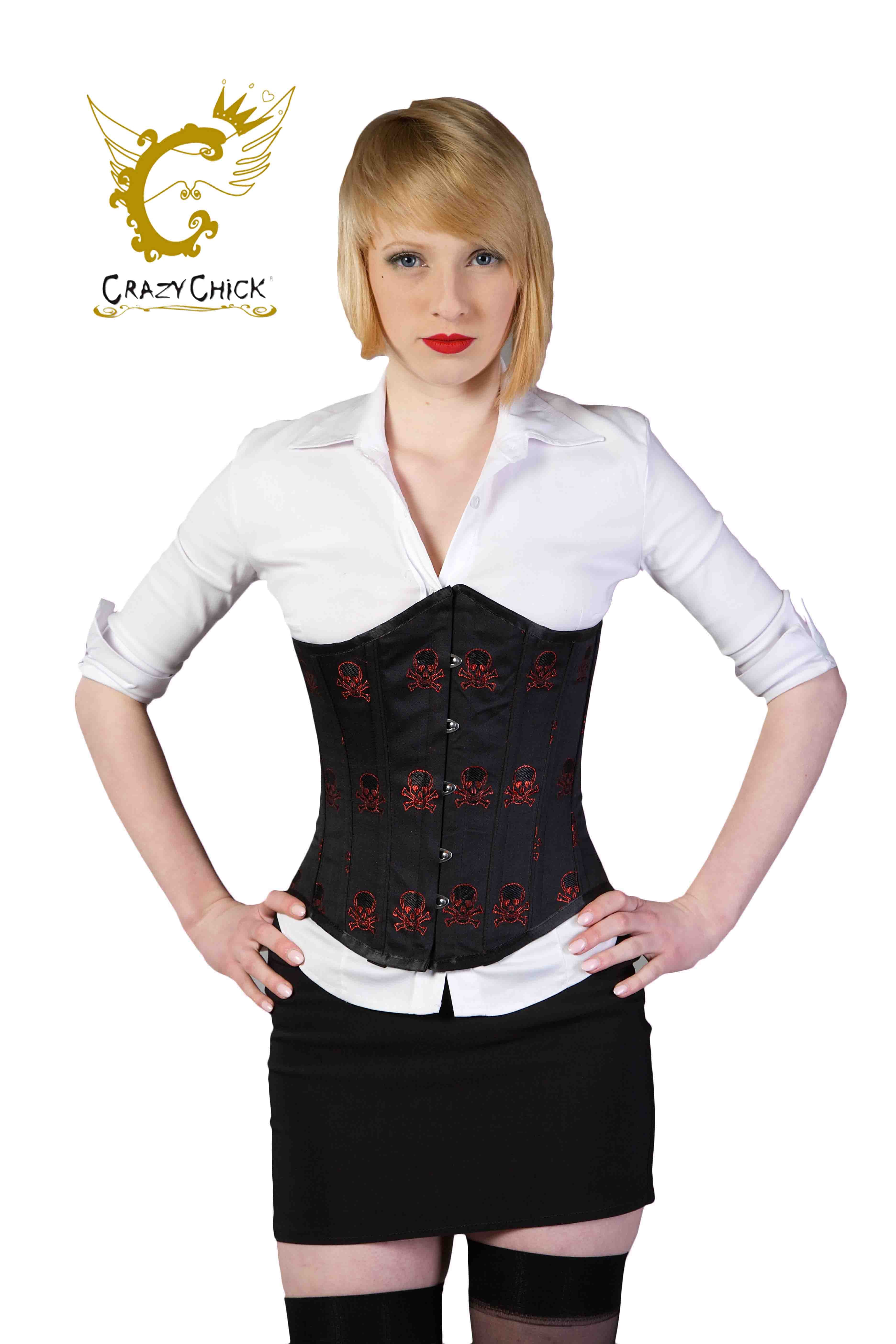 Skull Underbust Corset