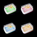 Plastic Soap Box with Printed Bear Design Assorted Colours 0433