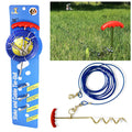 Dog Tie Out Cable Ground Field Spike Stake 30ft 2029