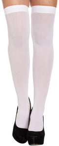 Crazy Chick Stockings Hold Ups White