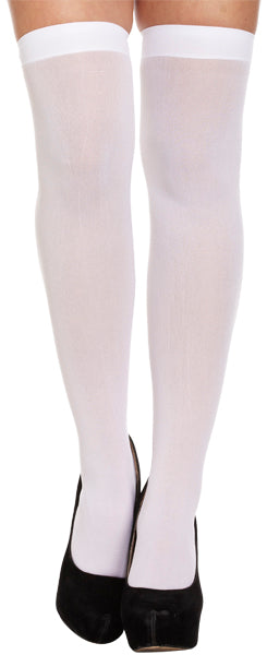 Crazy Chick Stockings Hold Ups White