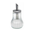 Clear Ribbed Glass Sugar Jar Dispenser 10 x 5 cm 7117 A