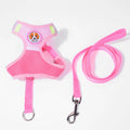 Dog Leash Reflective With Soft Harness Vest Size Large Assorted Colours 93cm 6710L
