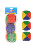 Soft Multicolour Juggling Balls Circus Clown Pack of 3 T03069
