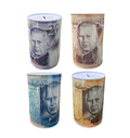 Small King Charles Pound Note Money Tin 100 x 150 mm TIN004K