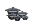 Yara Diecast Pan Set of 5 Black TS64322