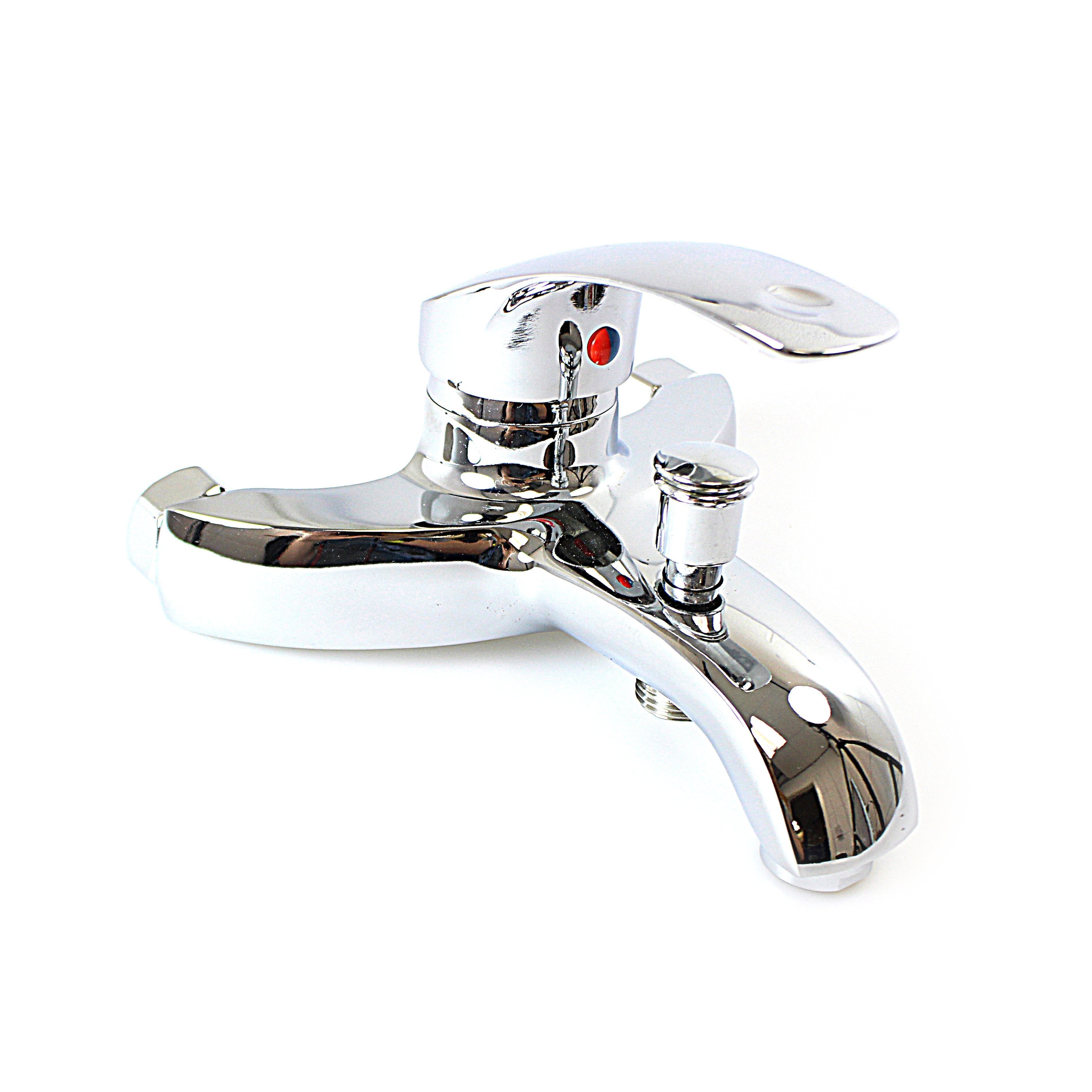 Stainless Steel Water Tap Bathroom Sink Chrome Taps 0846