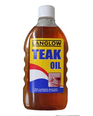 Langlow Wood Teak Oil 500ml 1603200 A