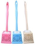 Bathroom Toilet Plastic Toilet Brush Lace Style 50 cm Assorted Colours 5193