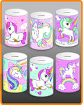 Unicorn Money Tin 145mm x 110mm Assorted Designs UNI001