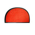 Welcome Door Mat Arch Shaped In Rich Multi Colours  With PVC Backing 80cm x 50cm 0471