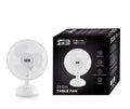 White Table Fan 9 Inch 23cm S31002 / F9