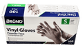 100 Small Disposable Vinyl Clear Examination Gloves Powder Free Latex Free Gloves VG001