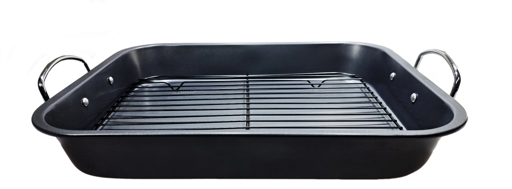 SQ Professional Non Stick Roasting Tray with Rack 37 x 29 x 5.5 cm / 3.5L 3164