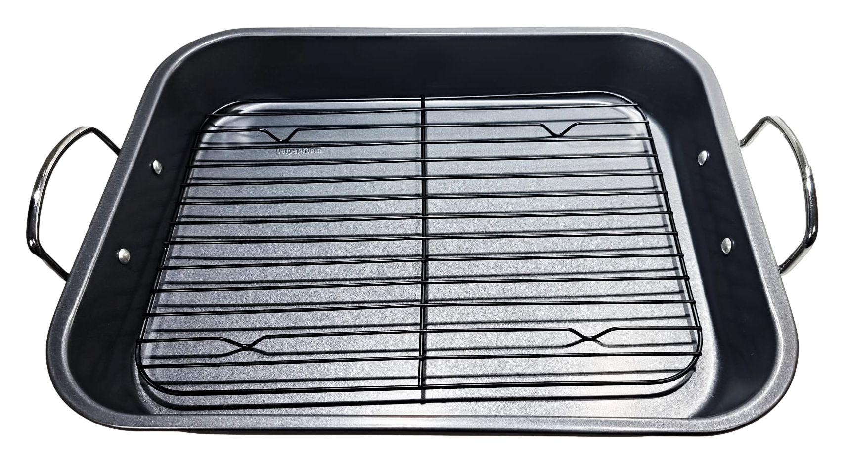 SQ Professional Non Stick Roasting Tray with Rack 37 x 29 x 5.5 cm / 3.5L 3164