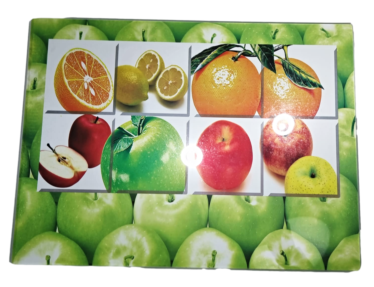 Glass Chopping Board Protects Worktops Heat Resistant Odour Stain Proof 30 x 40cm 2111