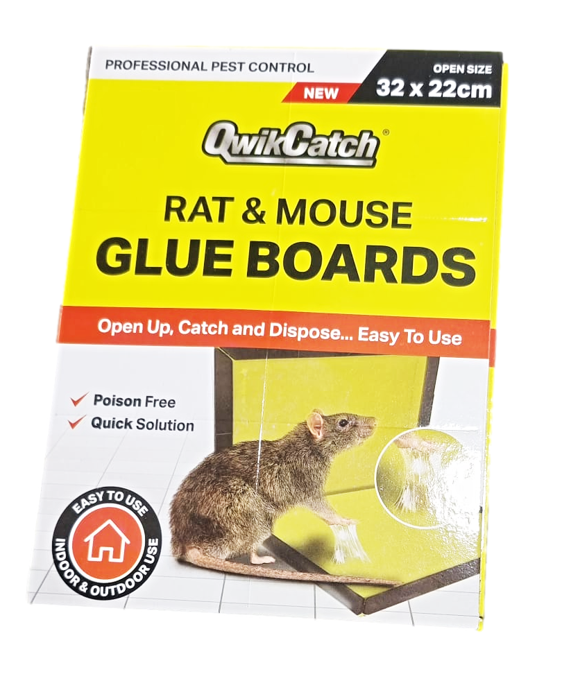 QuickCatch Rat & Mouse Glue Boards Poison Free 32 x 22 cm 900023 / TR003