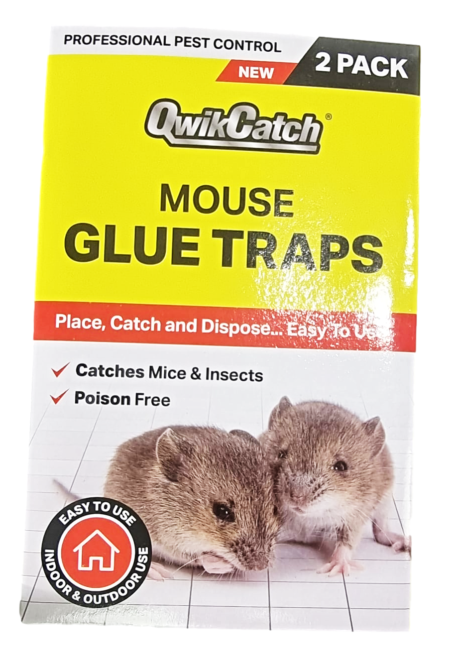 Easy To Use Poison Free Mouse Glue Traps 2 Pack TR002