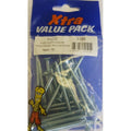 10 x 2 1/2 Pozi c/sk Twinthreads Woodscrews Xtra Value 0254