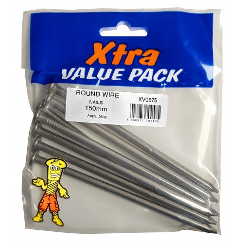 Round Wire Nails 150mm Approx. 250g 0575