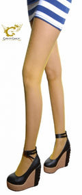 Crazy Chick Adult Yellow Fishnet Tights