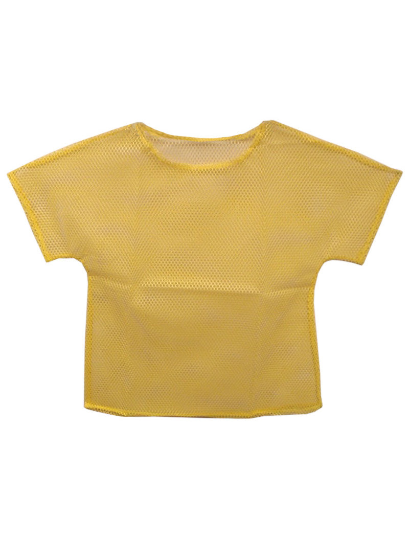 Yellow Mesh Top