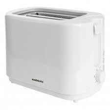Plastic 2 Slice Toaster White