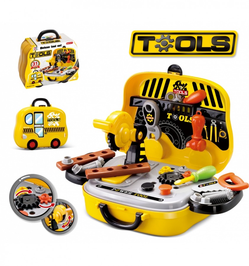 008-916A Deluxe Tool Set Kids New Tools