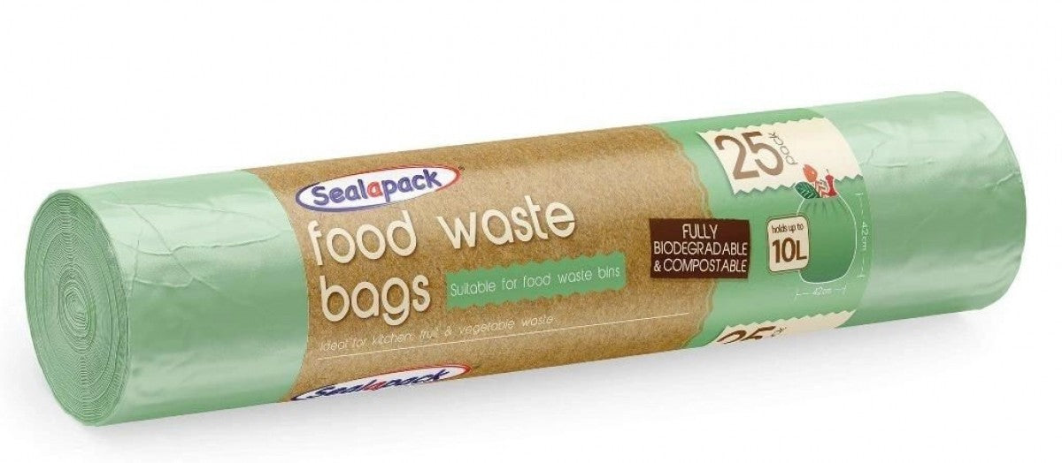 SAP1085 x15 25PK FOOD WASTE BAGS 10LTR