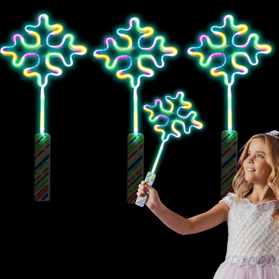 8815A SNOWFLAKR SHAPE LIGHT UP WAND