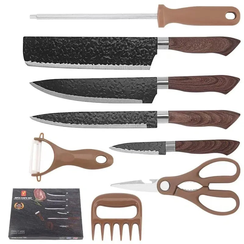 HS-92307 8pcs Stainless Steel Knife Set