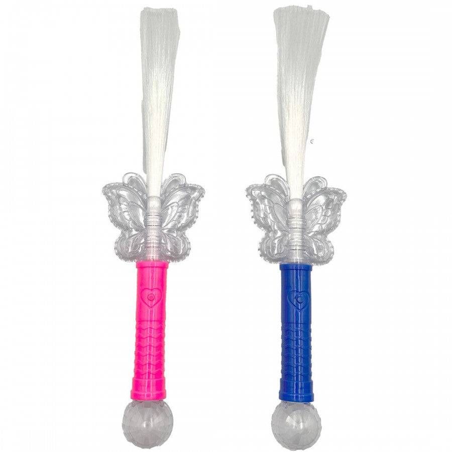 H018 Light Up Optic Butterfly Wand