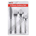 Steel Kitchen Dining Cutlery Set of 4 – Butter Knife, Fork, Tablespoon, Teaspoon, SKU BB3055 A