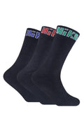 Active Star Men Hike Socks Black (Pack of 3 Pairs)