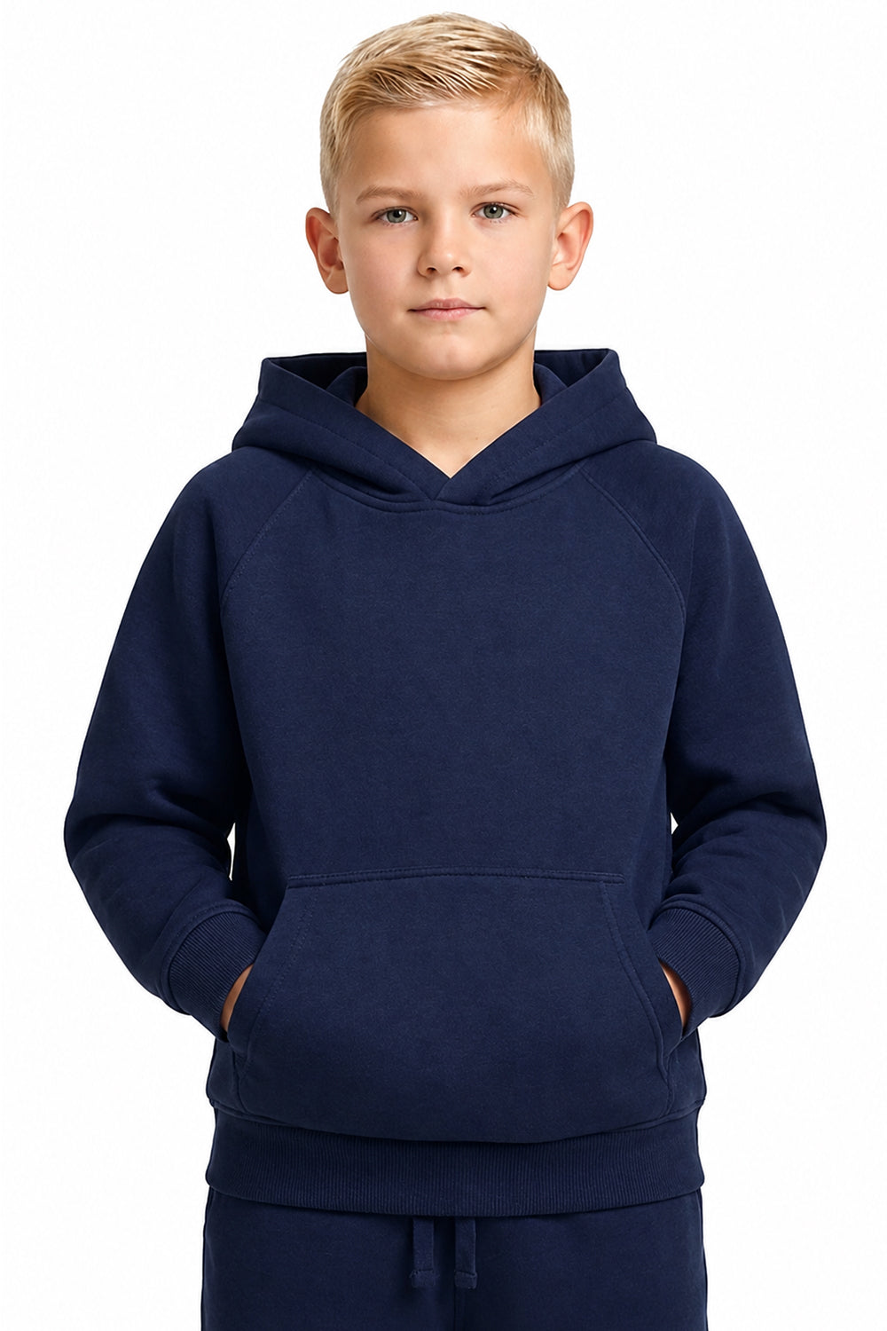 Active Star Kids Pullover Hoodie Navy