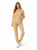 Active Star Ladies Dark Oyster Pullover Hoodie Tracksuit