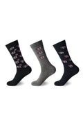 Active Star Men Dim Square Suit Socks (Pack of 3 Pairs)