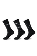 Active Star Men Dotted Horizon Suit Socks (Pack of 3 Pairs)
