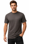 Active Star Men's Crew Neck Half Sleeve T-shirt Charcoal