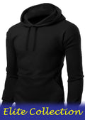 ACTIVE STAR Unisex Fleece Pullover Black Hoodie(Elite Collection)